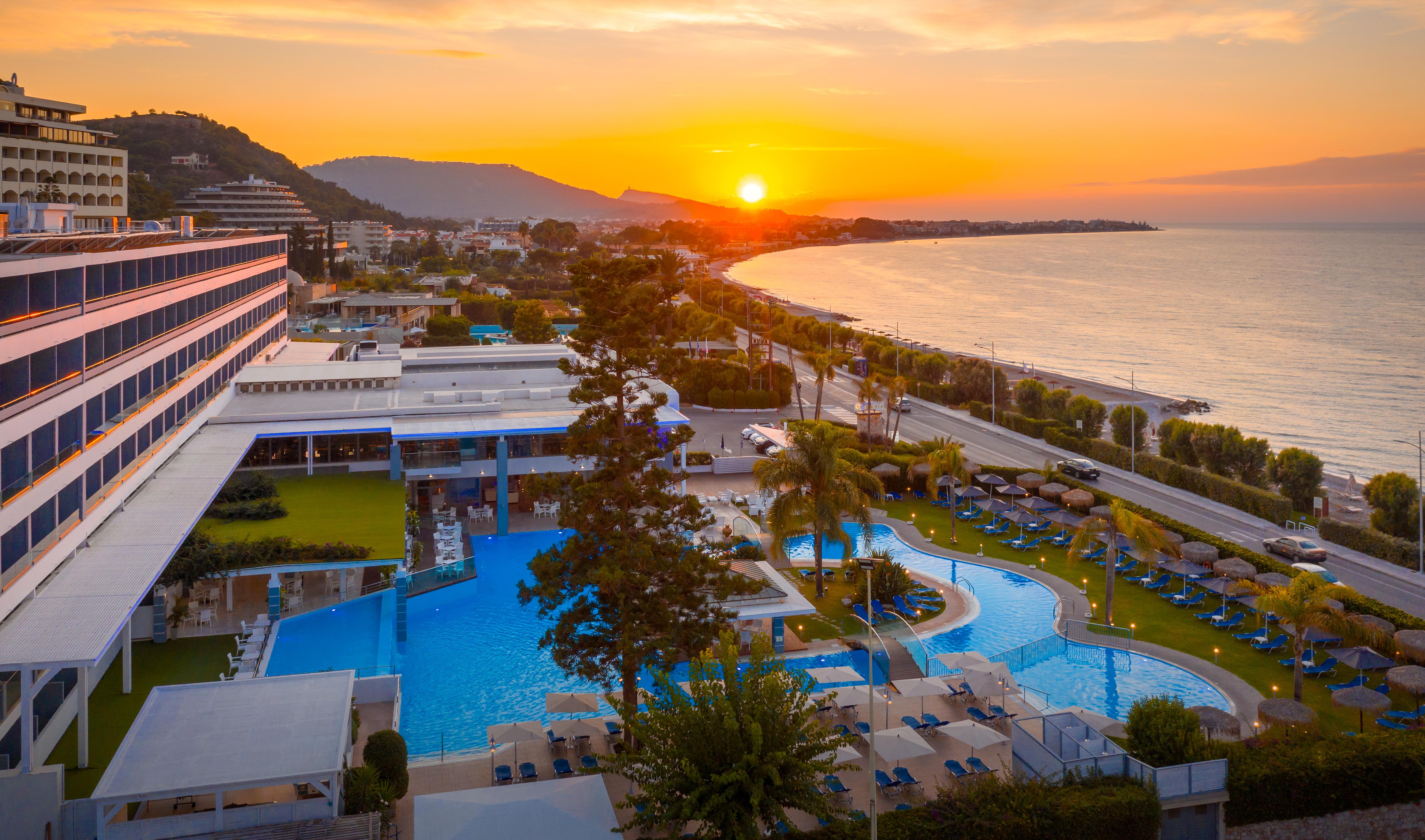 Oceanis Beach Hotel Ixia  Exterior foto
